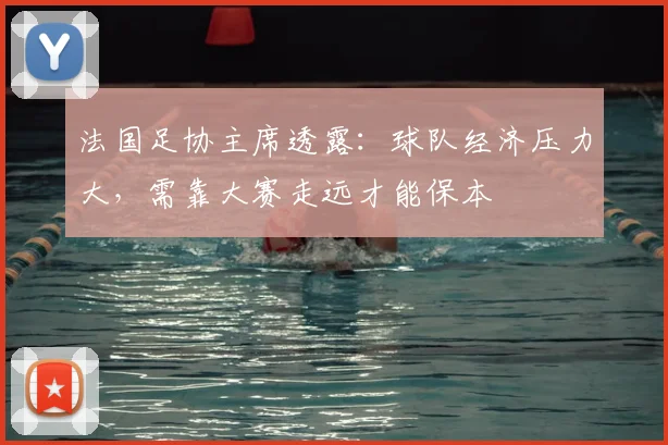 法国足协主席透露:球队经济压力大,需靠大赛走远才能保本